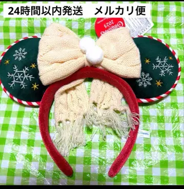 디즈니 크리스마스 한정판 머리띠