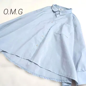 O.M.G. 루즈핏 오버 빅 실루엣 셔츠 블라우스