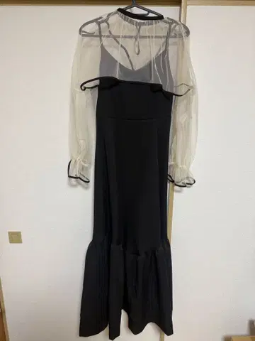 엘레강트한 블랙 롱 드레스