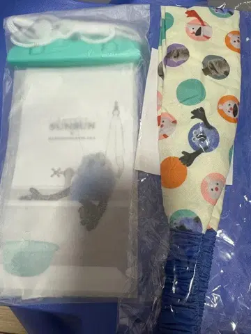 마츠키요 한정판 SUNSUN 퍼펫 스 방수 케이스 헤어밴드 세트