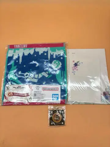 제일복권 미세스 F상 메탈 참 쿠스시키 자카드 타월 레터 세트