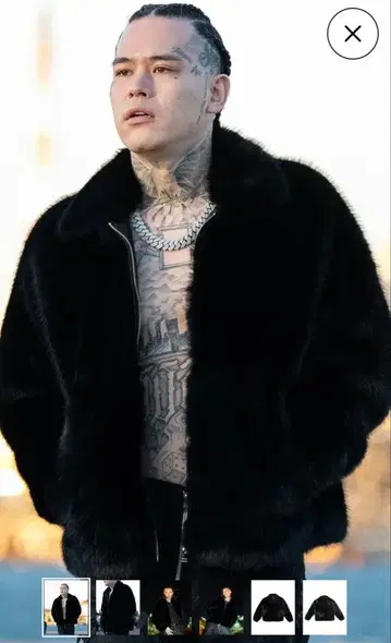 last nest 블랙 퍼 자켓 yzerr 착용