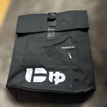 미사용 새상품 SANGACIO 블랙 롤탑 백팩