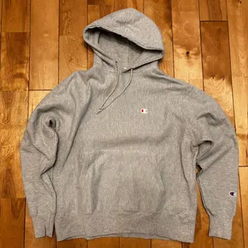 Champion Reverse Weave 후드티 L 사이즈 그레이
