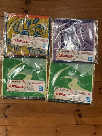 Mrs. GREEN APPLE 제일복권 자카드 타월 4세트