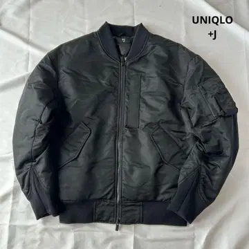 유니클로+J 하이브리드 다운 MA-1 XS 플라이트 자켓