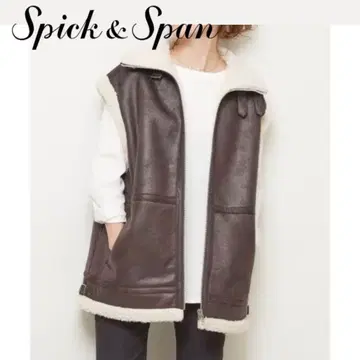 [ 새상품급 ] 페이크 무스탕 베스트