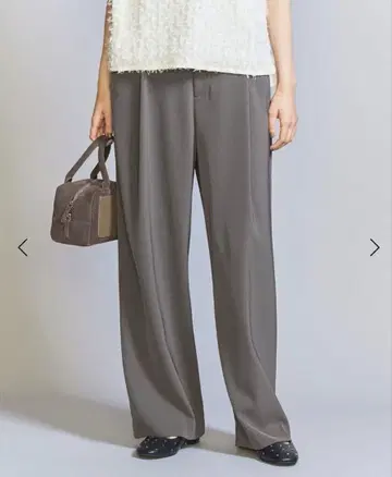 트윌 백 밴딩 스트레이트 팬츠