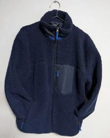 네이비 보아 플리스 자켓 M 사이즈