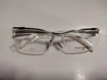 마사키 마츠시마 안경 실버/화이트