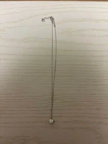 스와로브스키 목걸이 극세사 크로스