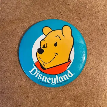 디즈니 빈티지 키즈 구제 의류 캔뱃지 푸우 프로덕션