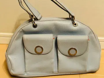 BULGARI 라이트 블루 핸드백