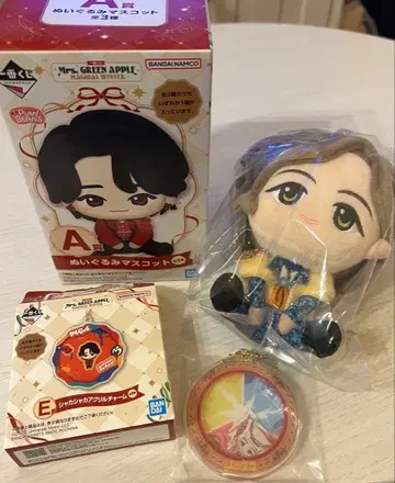 미세스 제일복권 A상 E상 후지사와 료카 봉제 인형 마스코트 아크릴 참