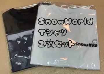 2종 세트 SnowMan 스타디움 Snow World 티셔츠