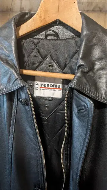 renoma 램 가죽 코트