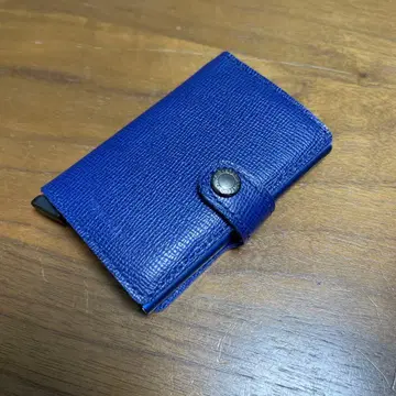 SECRID 메탈릭 미니 지갑 - 크리스프 코발트 카드 케이스