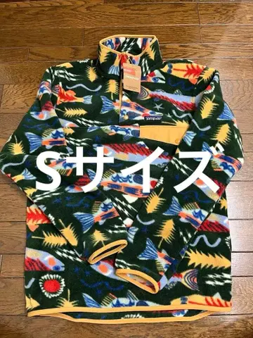 파타고니아 신틸라 스냅T SEOG 새 상품 S 사이즈 연어 패턴