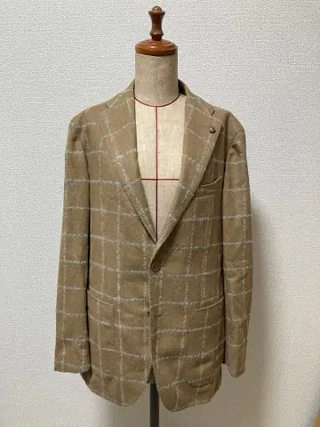 TAGLIATORE 체크 무늬 테일러드 자켓