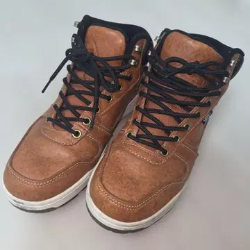 VANS 브라운 하이컷 스니커즈 27cm