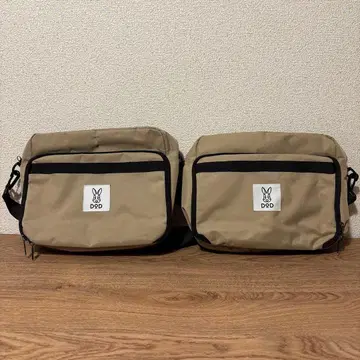 DDD 베이지 숄더백 2개 세트 아웃도어 백 캠핑