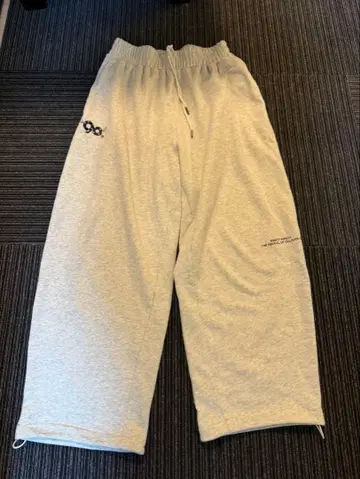 9090 그레이 스웨트 팬츠 M 사이즈