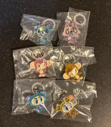 나루미야 캐릭터즈 메지루시 액세서리 6개 세트