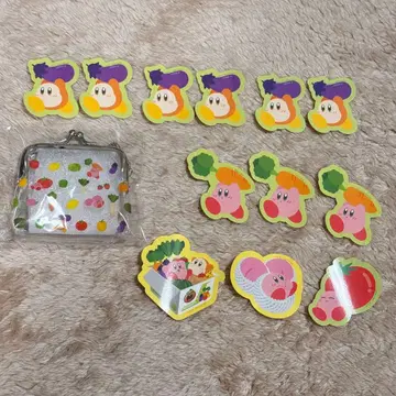 별의 커비 남코 따끈따끈! 푸푸푸 야채 B상&스티커