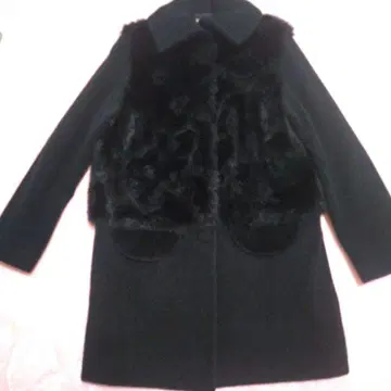 알베로베로 코트 블랙 돼지 자수