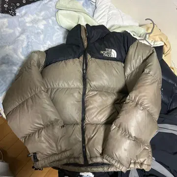THE NORTH FACE 다운 자켓 70 사이즈 블랙/베이지 눕시
