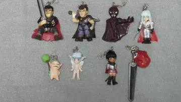 베르세르크 피규어 키링 8종 베헤리트 그리피스 페무토