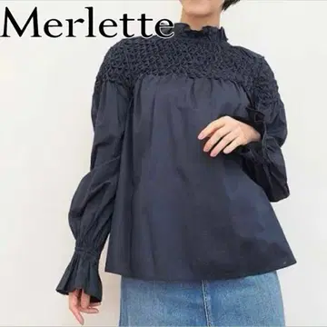 Merlette 마조레트 코튼 스모킹 블라우스