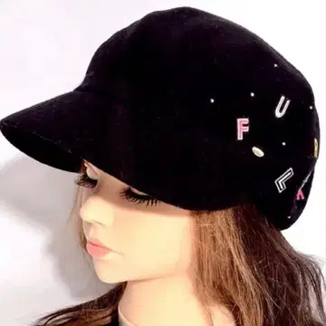 FURLA 헌팅 캡 블랙