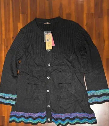 Forme Deforme 일본제 니트 가디건 L 힙 기장 새상품