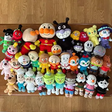 호빵맨 봉제 인형 프리치이 콩 묶음 판매