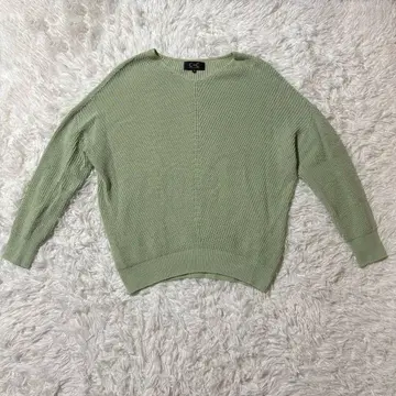 쿠 드 샹스 여성용 긴팔 니트 M 월드 파스텔