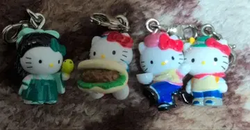 지역 한정 키티 지퍼 마스코트 묶음 판매 4점 세트