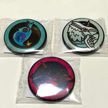 오레카 배틀 2 복권 D상 캔뱃지 3개 세트