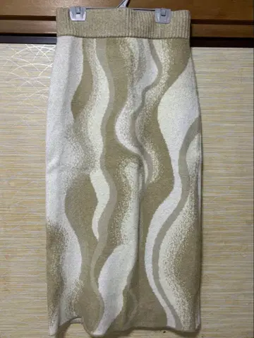 Eaphi gradation wave knit skirt