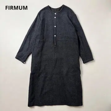 필마무 백개더 코튼 울 원피스 글렌체크