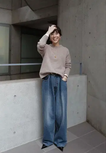 machatt 마차트 허리 턱 데님 36 미사용 새상품