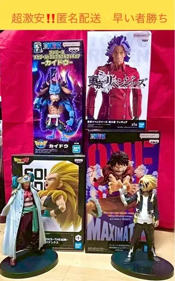 피규어 6개 묶음 판매 세트 원피스 드래곤볼 히로아카 도리벤