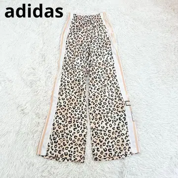 새상품급 adidas 레오파드 럭스 와이드 레그 아디 블레이크 트랙 팬츠