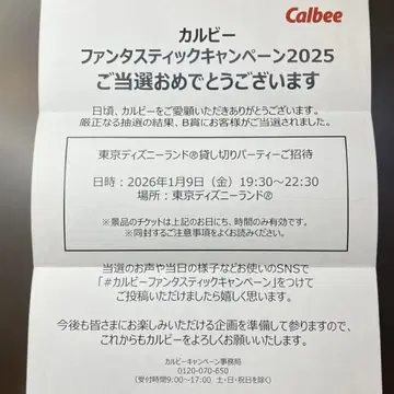 디즈니랜드 대관 카루비 캠페인 2026년 1월