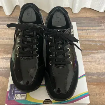 [ 새상품급 ] Joya 블랙 스니커즈 사이드 지퍼 23.5cm