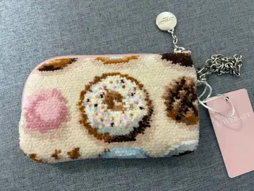 페이 라 도넛 패턴 카드 키케이스