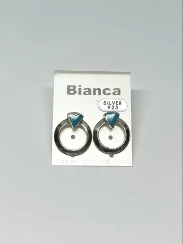 Bianca 실버 925 후프 귀걸이