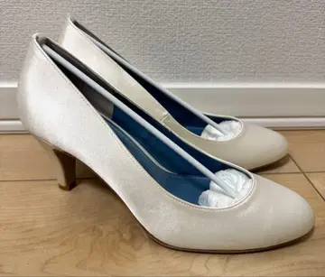 BENIR /7cm Satin Close Toe / WH