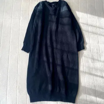 저널 스탠다드 울 니트 원피스 블랙