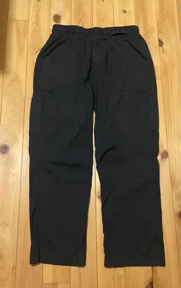 셰프 팬츠 카고 팬츠 L 사이즈 블랙 작업복 US 구제 의류 미국 수입